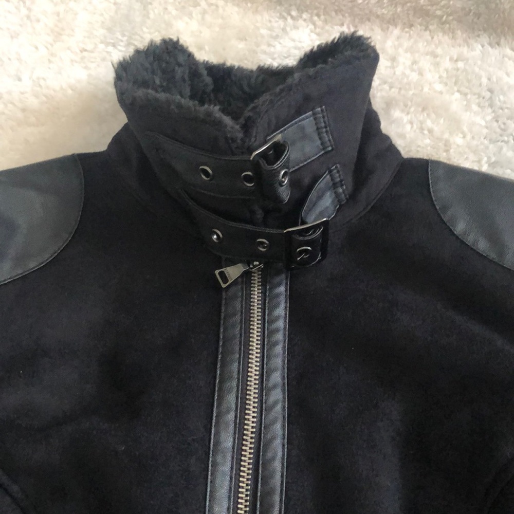 Express Faux Leather Moto Style Jacket - Picture 2 of 6